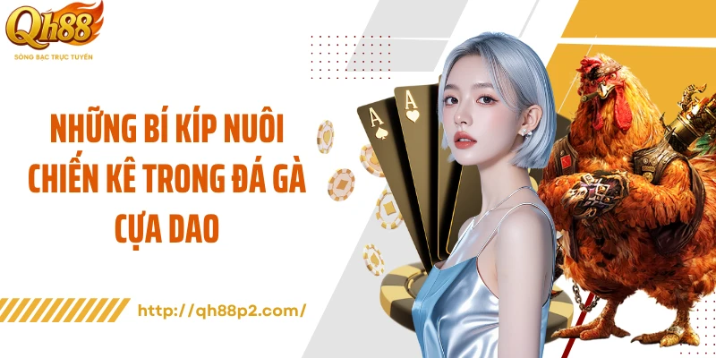 Những bí kíp nuôi chiến kê trong đá gà cựa dao